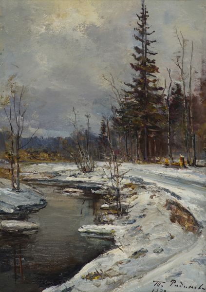 Зима на реке Воря.